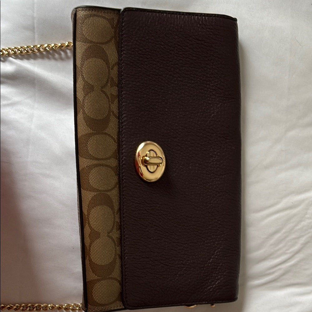 Coach Brown and Gold Women's Bag